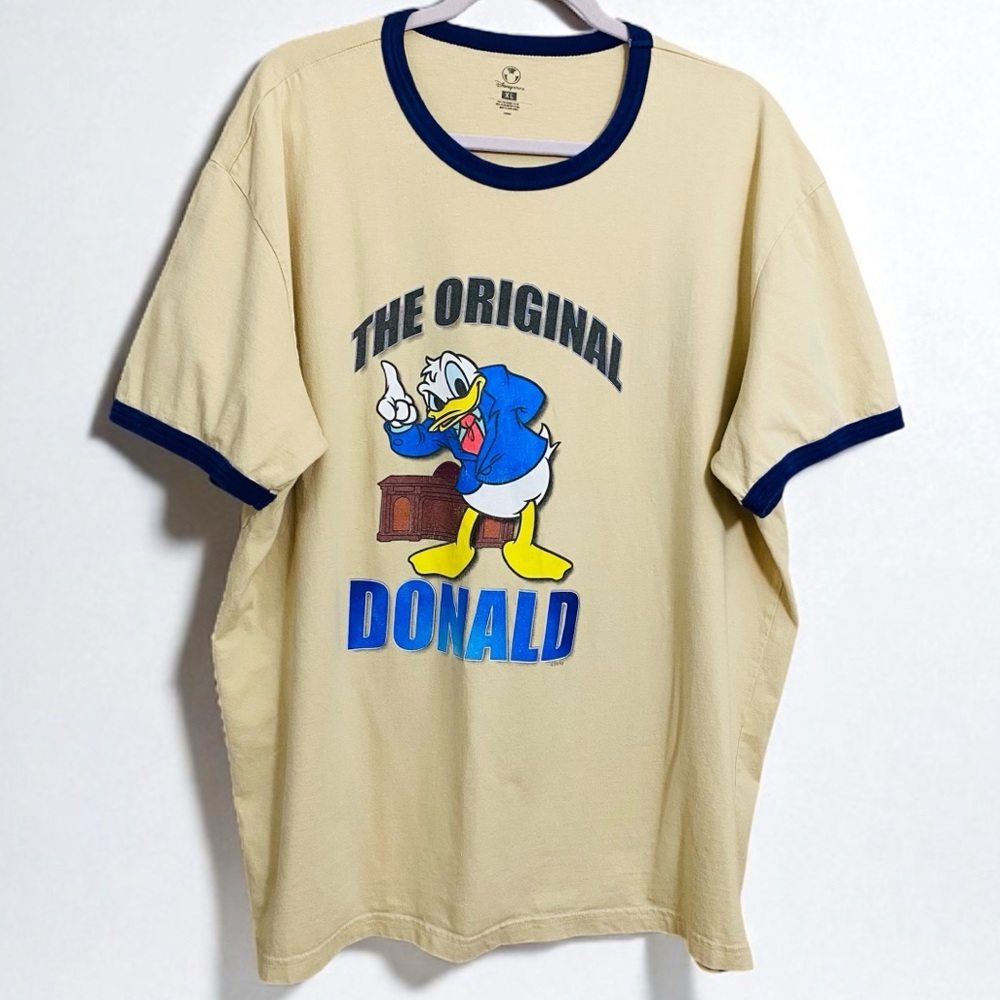 Disney Store Vintage Donald‎ Duck “The Original Donald” 100% Cotton Tee Size XL